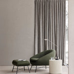 Barrow lounge chair - Pine Green fabric White Cliff Studio Lounge Chair