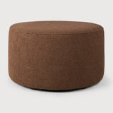 Barrow pouf - Copper fabric White Cliff Studio Ottoman