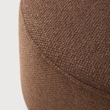 Barrow pouf - Copper fabric White Cliff Studio Ottoman