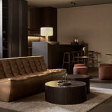 Barrow pouf - Copper fabric White Cliff Studio Ottoman