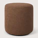 Barrow pouf - Copper fabric White Cliff Studio Ottoman