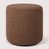 Barrow pouf - Copper fabric White Cliff Studio Ottoman