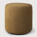 Barrow pouf - Ginger fabric White Cliff Studio Ottoman