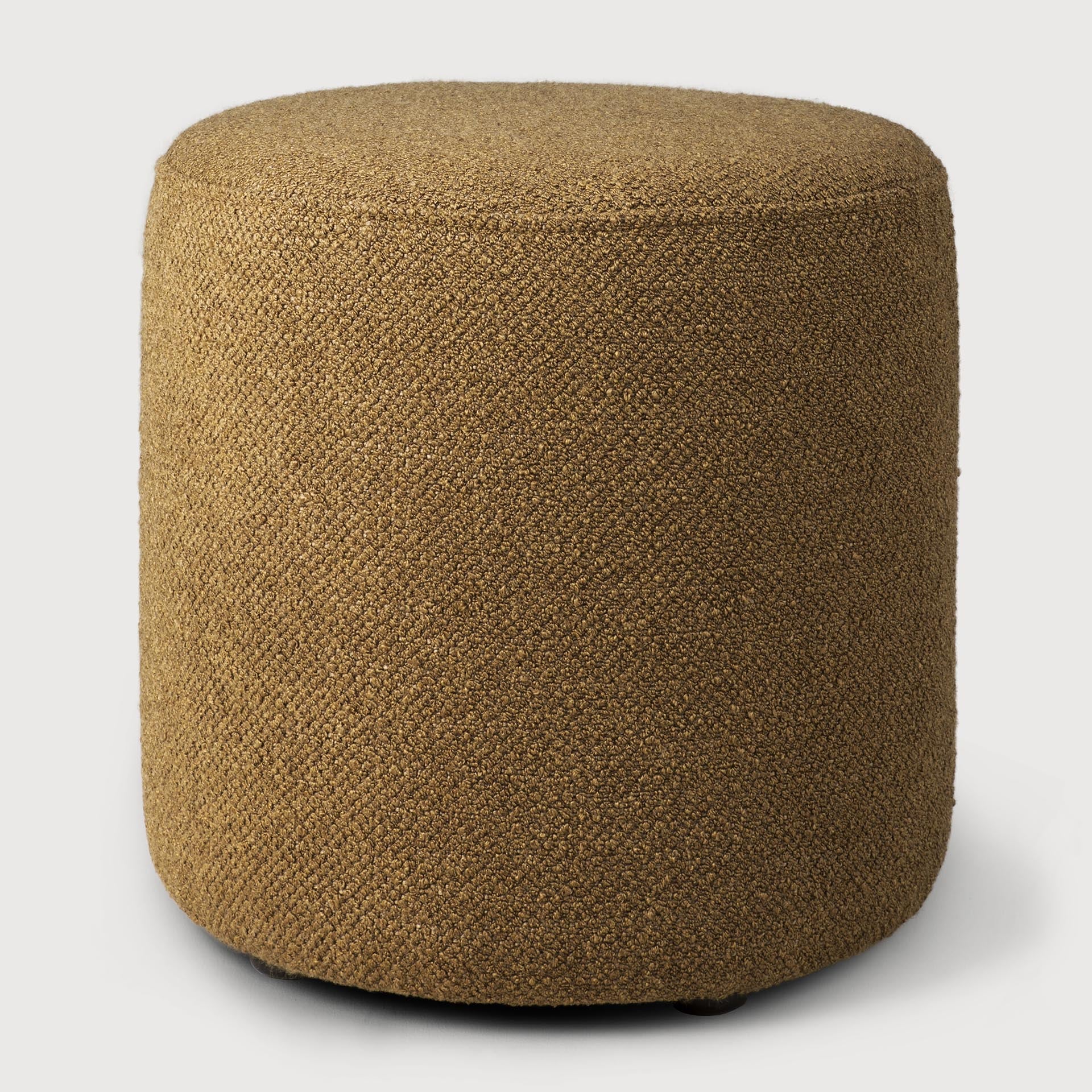 Barrow pouf - Ginger fabric White Cliff Studio Ottoman