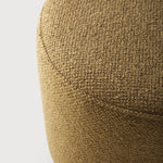 Barrow pouf - Ginger fabric White Cliff Studio Ottoman