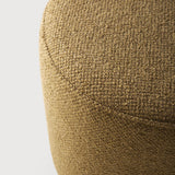 Barrow pouf - Ginger fabric White Cliff Studio Ottoman