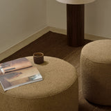 Barrow pouf - Ginger fabric White Cliff Studio Ottoman