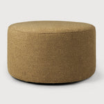 Barrow pouf - Ginger fabric White Cliff Studio Ottoman