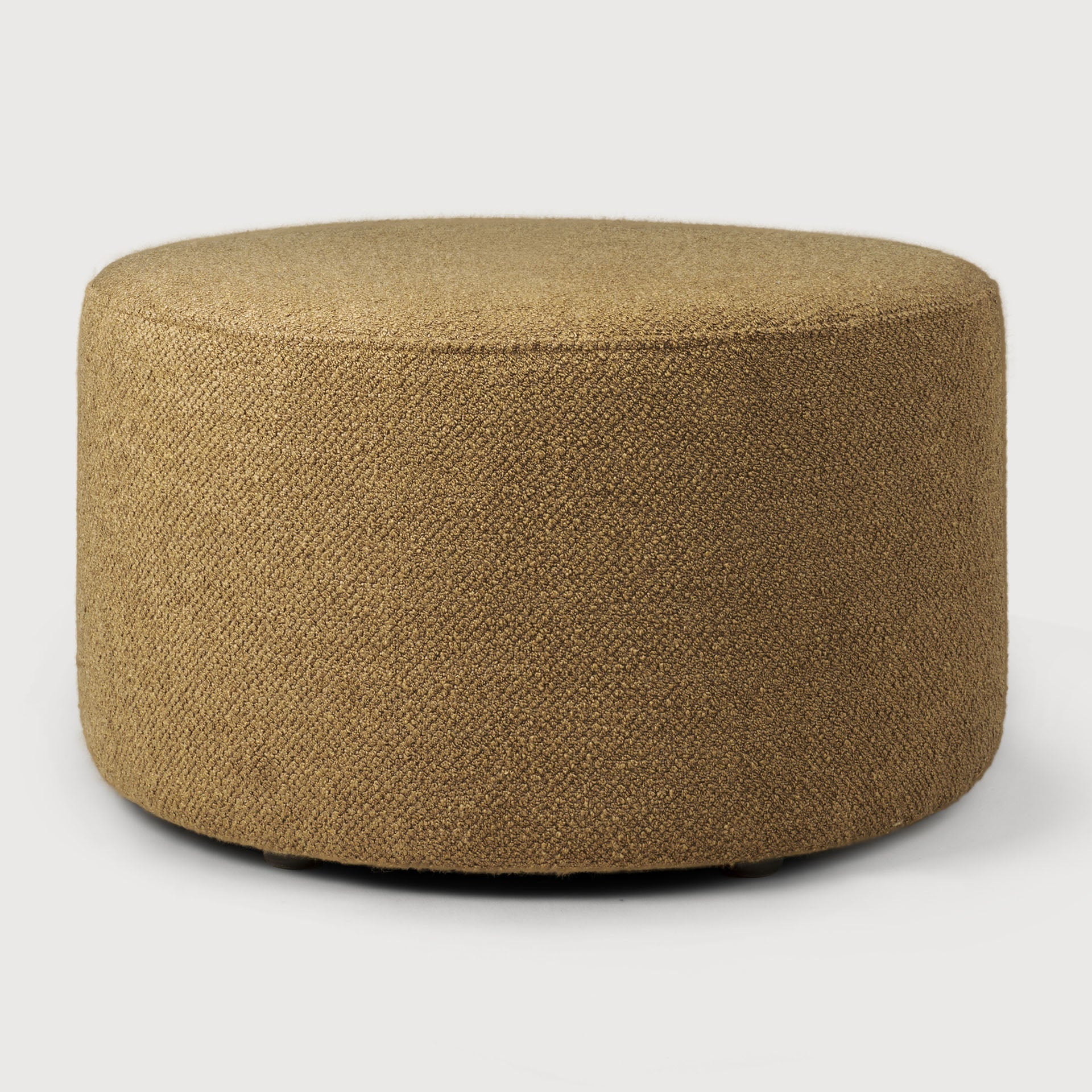 Barrow pouf - Ginger fabric White Cliff Studio Ottoman