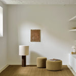 Barrow pouf - Ginger fabric White Cliff Studio Ottoman