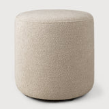 Barrow pouf - Off White fabric White Cliff Studio Ottoman