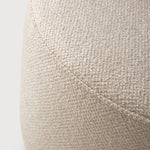 Barrow pouf - Off White fabric White Cliff Studio Ottoman