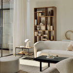 Barrow pouf - Off White fabric White Cliff Studio Ottoman