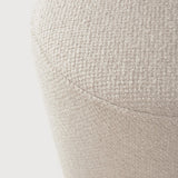 Barrow pouf - Off White fabric White Cliff Studio Ottoman