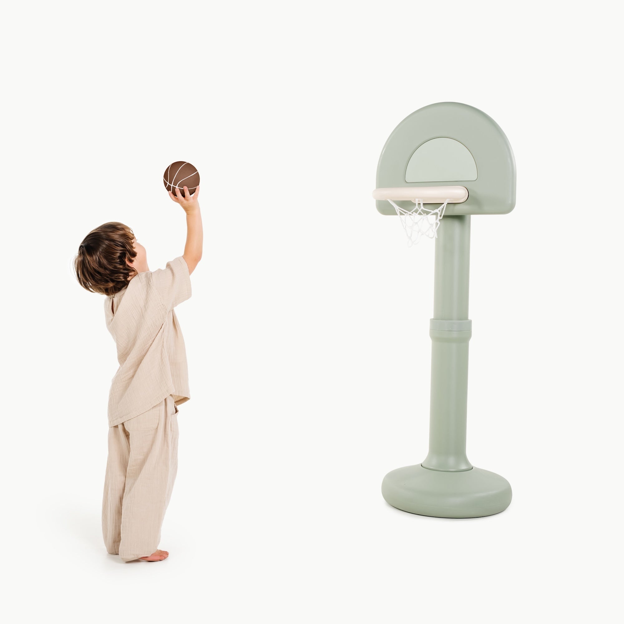 Basketball Hoop White Cliff Studio