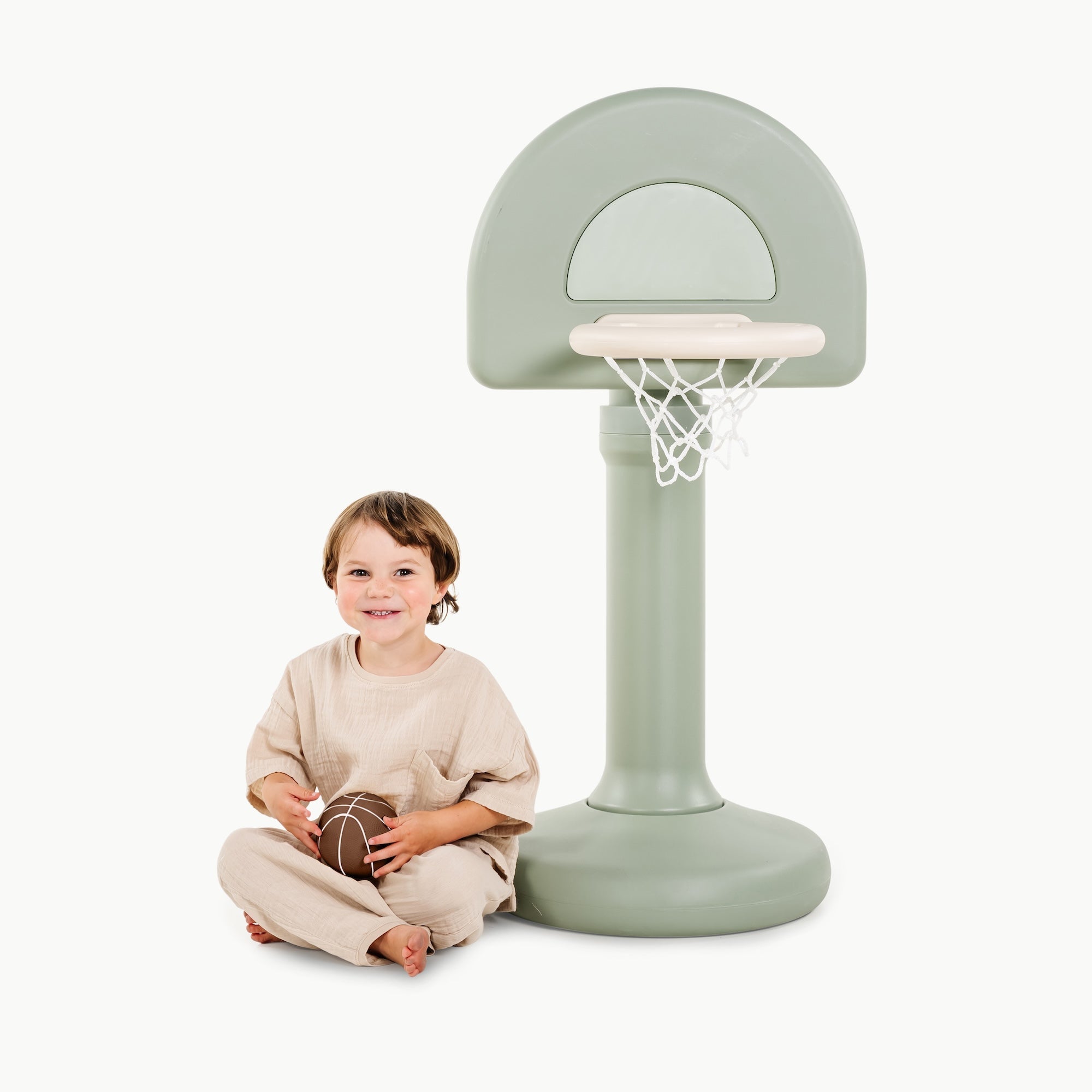 Basketball Hoop White Cliff Studio