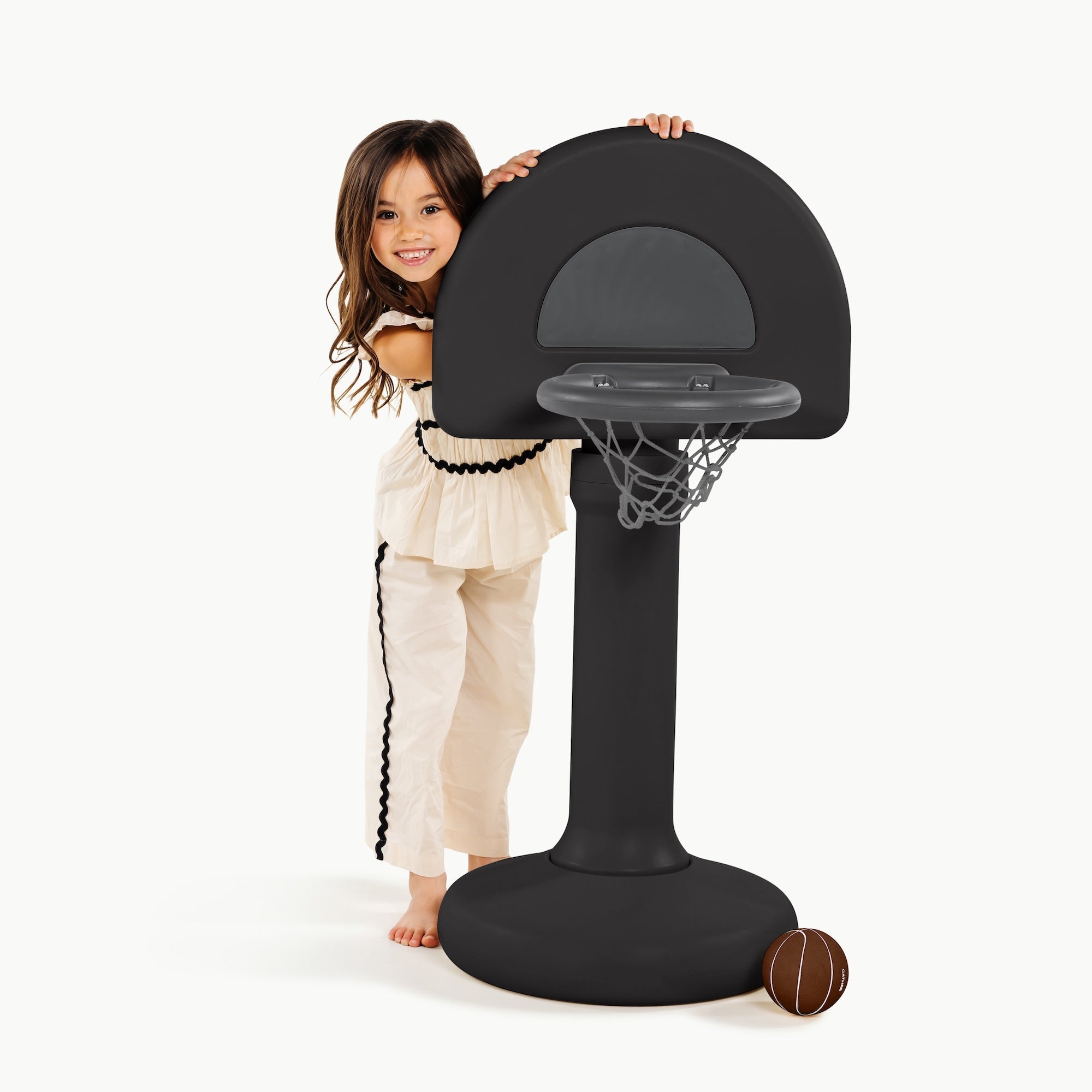 Basketball Hoop White Cliff Studio