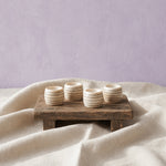 Baya Napkin Rings, Set of 4 White Cliff Studio Linens and Accessories