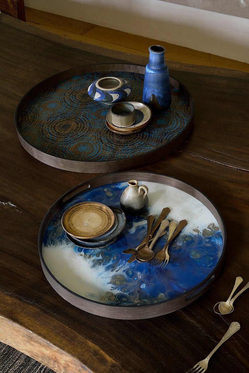 Beads Tray White Cliff Studio Decorative Trays
