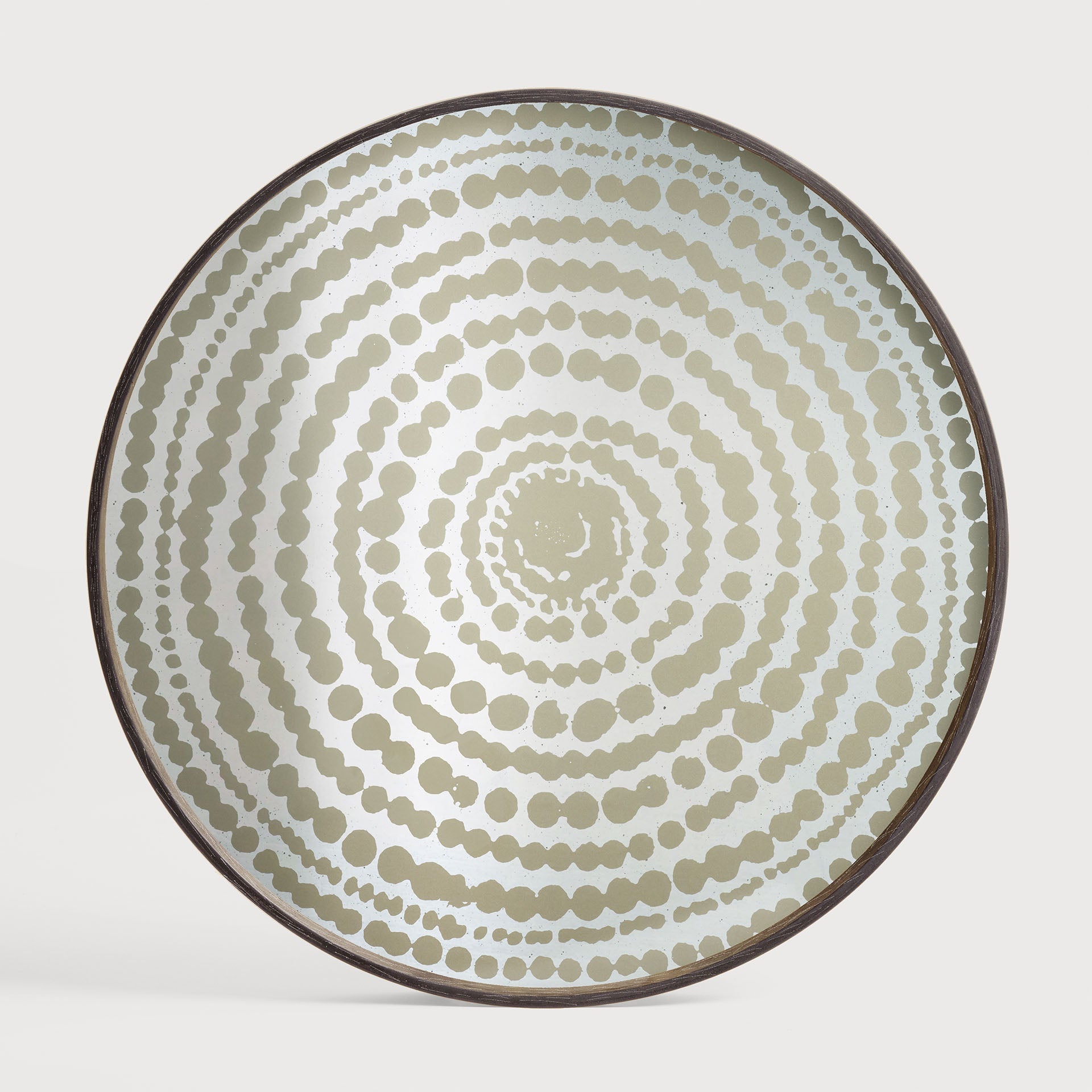 Beads tray - mirror - Gold - round - L White Cliff Studio Trays