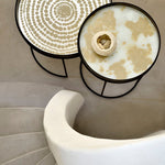 Beads tray - mirror - Gold - round - L White Cliff Studio Trays