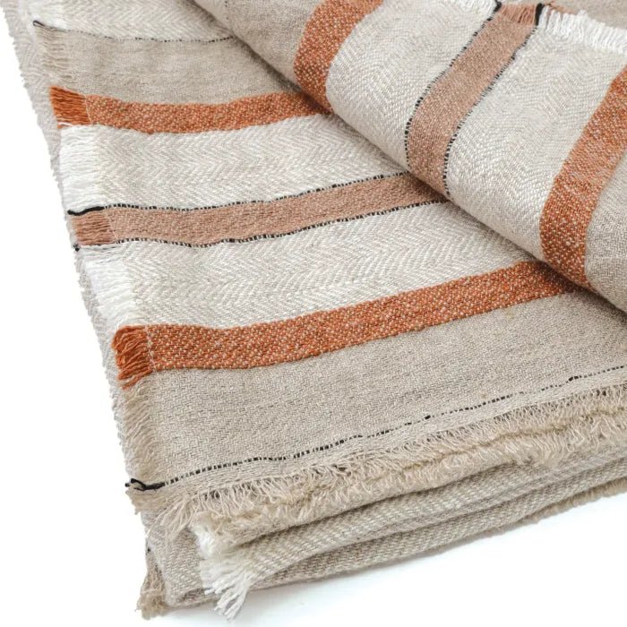 Beck Oversized Throw White Cliff Studio Throw Blankets