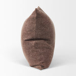 Becky Brown Linen Square Decorative Pillow Cover