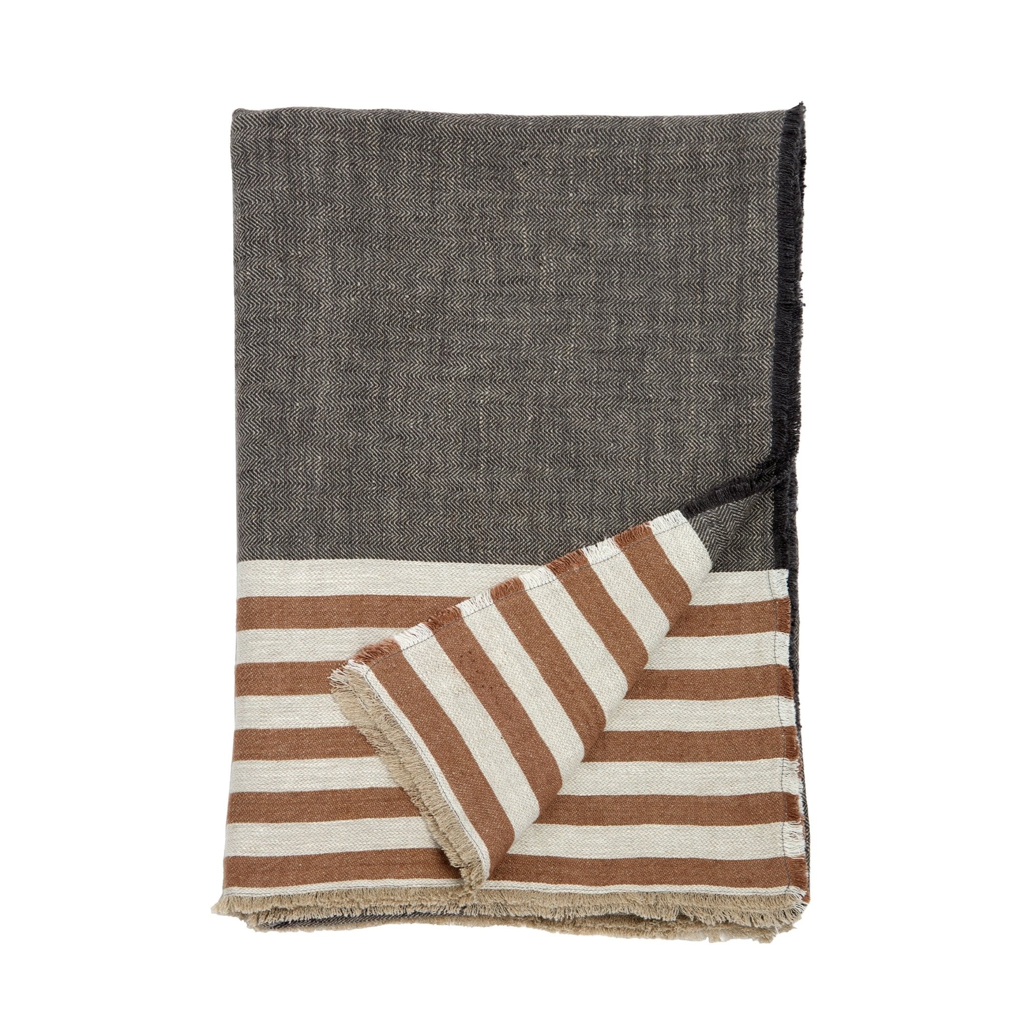 Benny Oversized Throw White Cliff Studio Throws