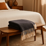 Billie Throw White Cliff Studio Throw Blankets