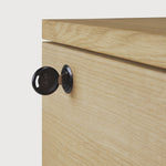 Billy drawer unit - oak - 3 drawers - with keylock White Cliff Studio Office Storage Drawers