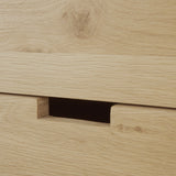 Billy drawer unit - oak - 3 drawers - with keylock White Cliff Studio Office Storage Drawers