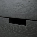 Billy drawer unit - varnished oak - black - 3 drawers - with keylock White Cliff Studio Office Storage Drawers