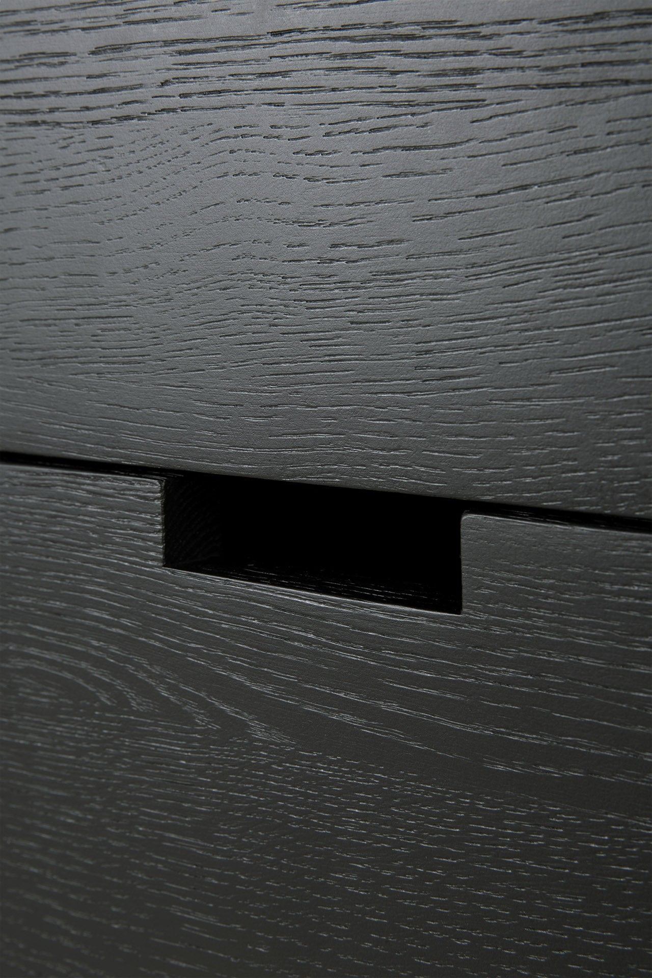 Billy drawer unit - varnished oak - black - 3 drawers - with keylock White Cliff Studio Office Storage Drawers