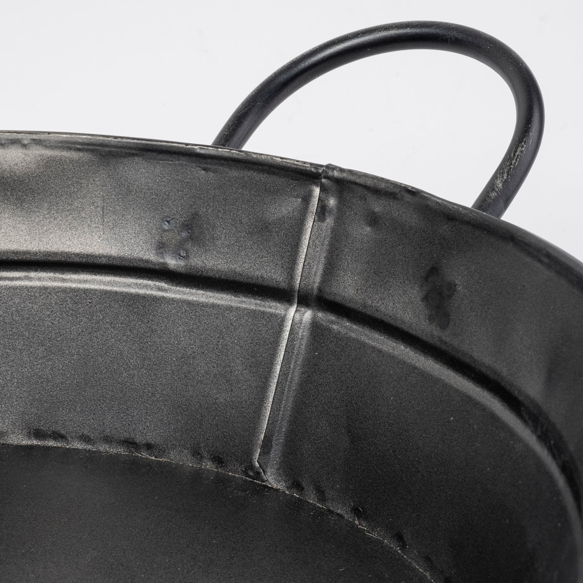 Black Metal Vintage Inspired Basket