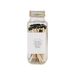 Black Tip Safety Matches - 60 Count, 3.75" White Cliff Studio Candles and Candle Accessories