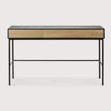 Blackbird desk - varnished oak - 2 drawers - rectangular White Cliff Studio Desk
