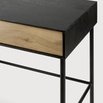 Blackbird desk - varnished oak - 2 drawers - rectangular White Cliff Studio Desk