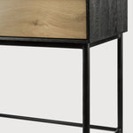 Blackbird desk - varnished oak - 2 drawers - rectangular White Cliff Studio Desk