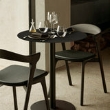 Blend dining table - metal top - Dark Bronze - Dark Bronze base - round White Cliff Studio Dining Table