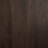 Block rack - varnished mahogany - espresso matte White Cliff Studio Wall Shelf