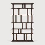 Block rack - varnished mahogany - espresso matte White Cliff Studio Wall Shelf