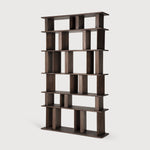 Block rack - varnished mahogany - espresso matte White Cliff Studio Wall Shelf