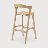 Bok bar stool - varnished oak White Cliff Studio Bar Stool
