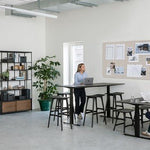 Bok bar stool - varnished oak White Cliff Studio Bar Stool