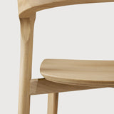 Bok bar stool - varnished oak White Cliff Studio Bar Stool
