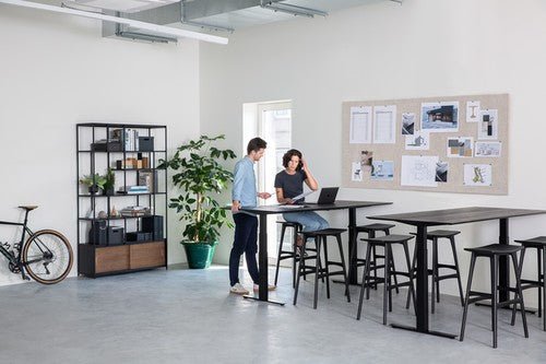 Bok bar stool - varnished oak White Cliff Studio Bar Stool