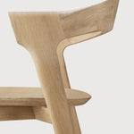 Bok bar stool - varnished oak White Cliff Studio Bar Stool