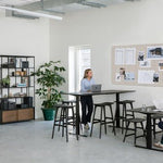 Bok bar stool - varnished oak White Cliff Studio Bar Stool