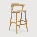 Bok bar stool - varnished oak White Cliff Studio Bar Stool