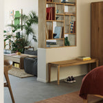 Bok bench - oak White Cliff Studio Bench / Dining Bench